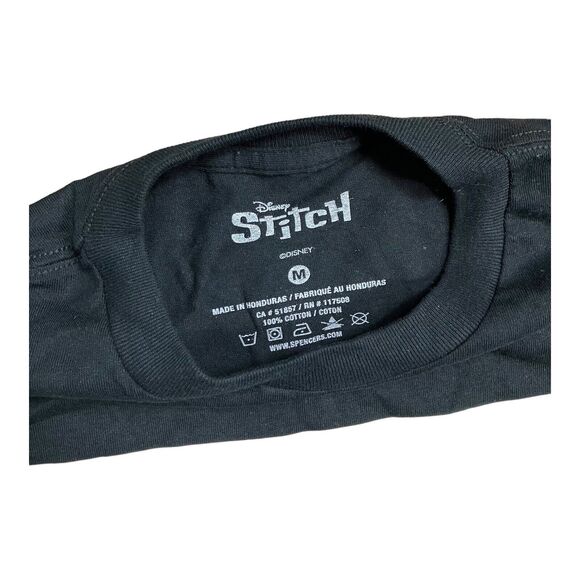 Disney T Shirt Adult M Black Lilo Stitch Alien Experiment 626 Parks Space World - Picture 3 of 7